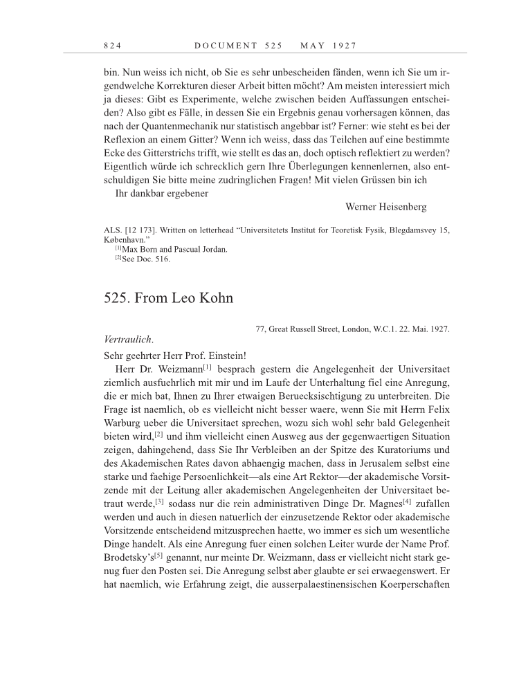 Volume 15: The Berlin Years: Writings & Correspondence, June 1925-May 1927 page 824