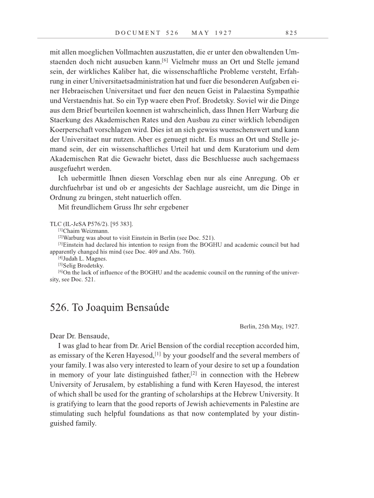 Volume 15: The Berlin Years: Writings & Correspondence, June 1925-May 1927 page 825