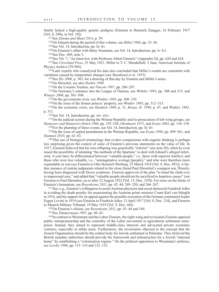 Volume 15: The Berlin Years: Writings & Correspondence, June 1925-May 1927 page xciv