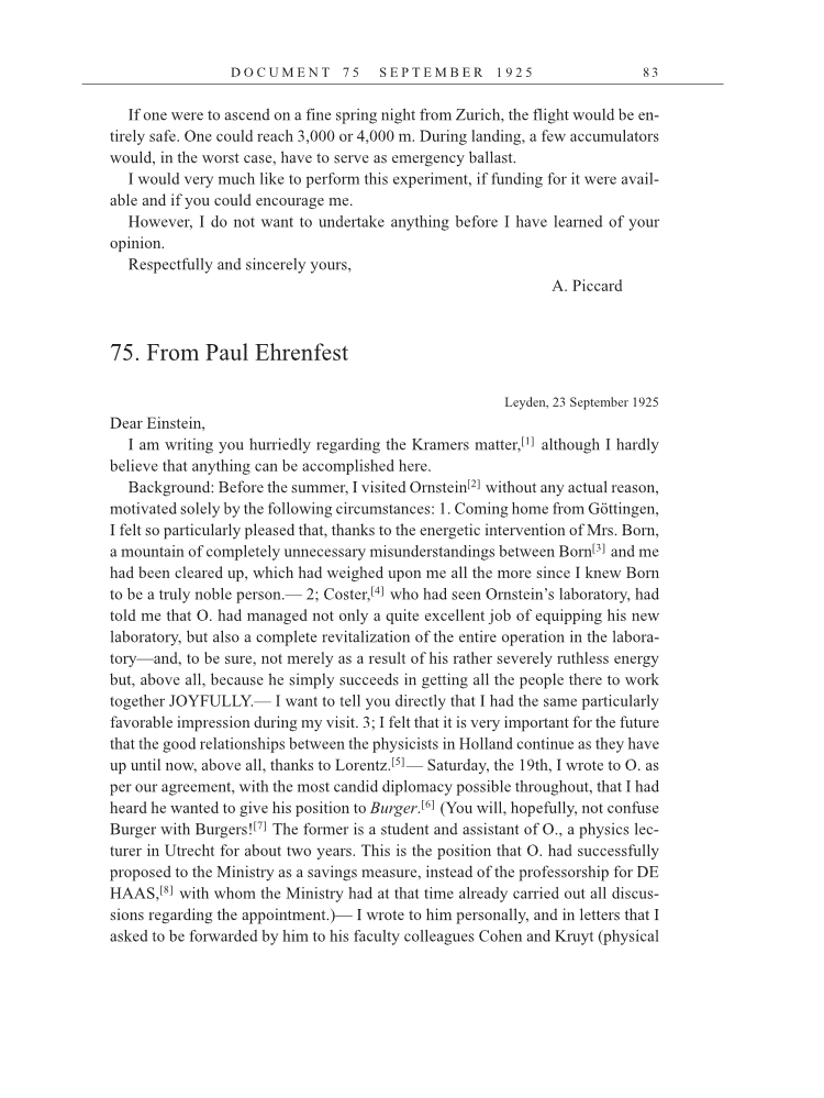 Volume 15: The Berlin Years: Writings & Correspondence, June 1925-May 1927 (English Translation Supplement) page 83