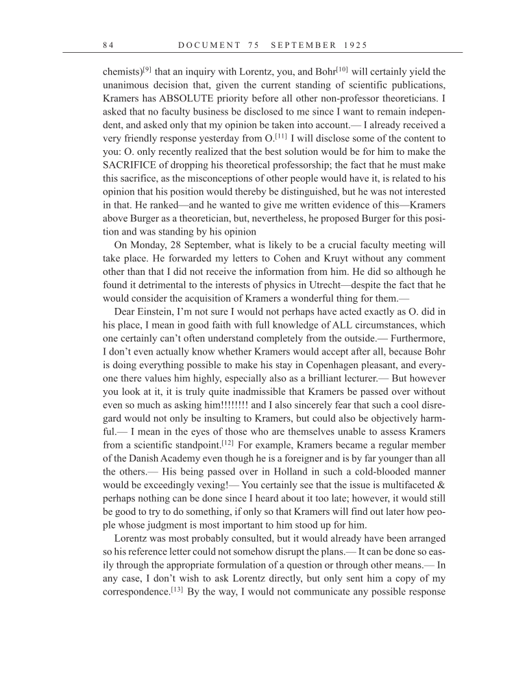 Volume 15: The Berlin Years: Writings & Correspondence, June 1925-May 1927 (English Translation Supplement) page 84