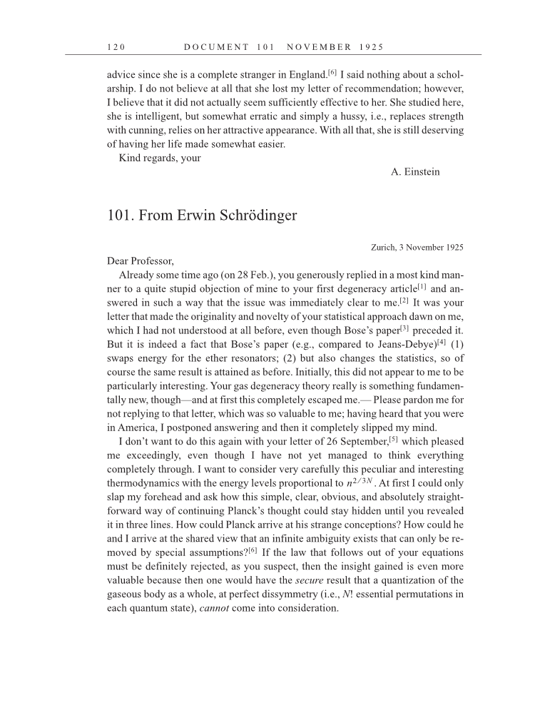 Volume 15: The Berlin Years: Writings & Correspondence, June 1925-May 1927 (English Translation Supplement) page 120
