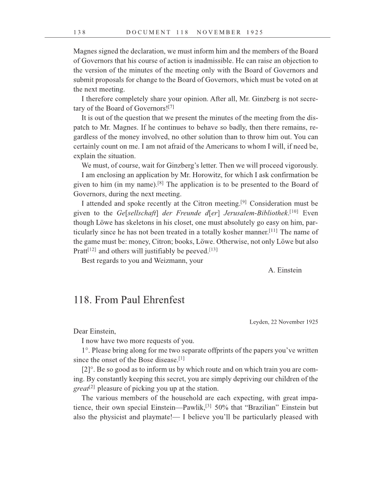 Volume 15: The Berlin Years: Writings & Correspondence, June 1925-May 1927 (English Translation Supplement) page 138