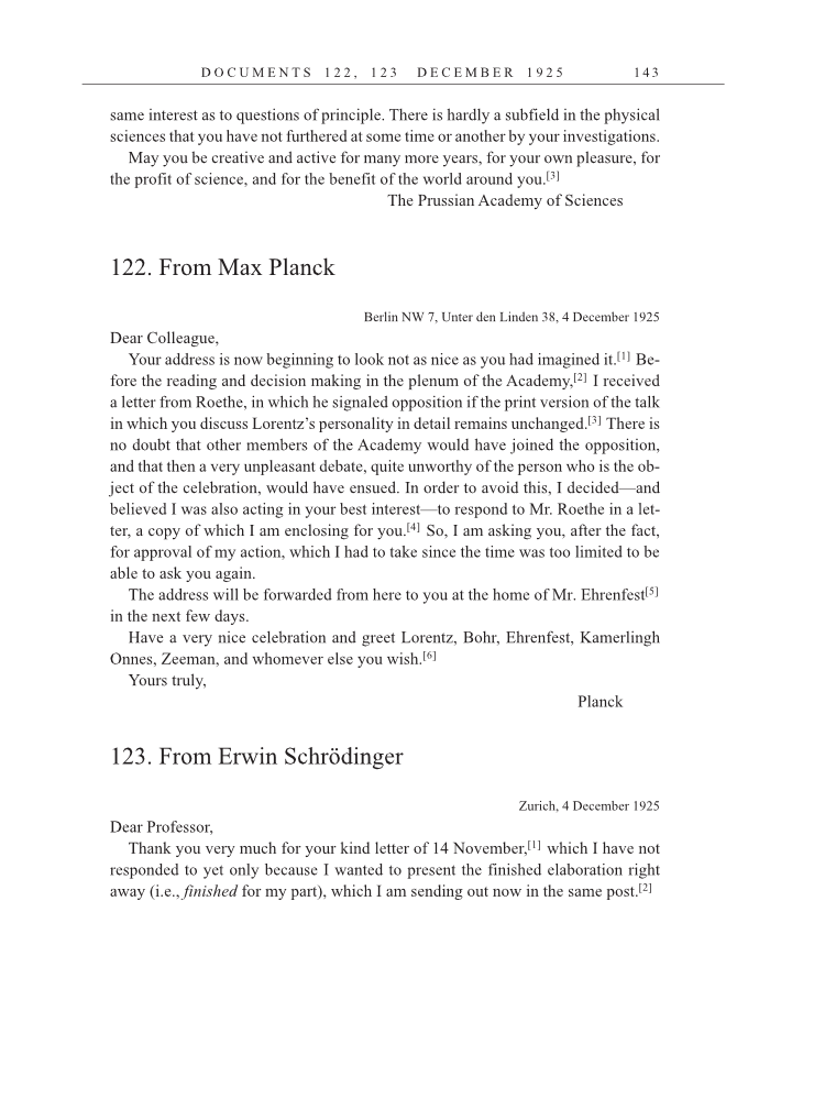 Volume 15: The Berlin Years: Writings & Correspondence, June 1925-May 1927 (English Translation Supplement) page 143