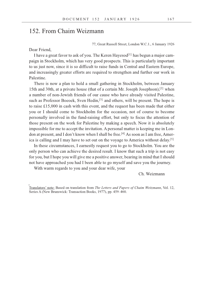 Volume 15: The Berlin Years: Writings & Correspondence, June 1925-May 1927 (English Translation Supplement) page 167