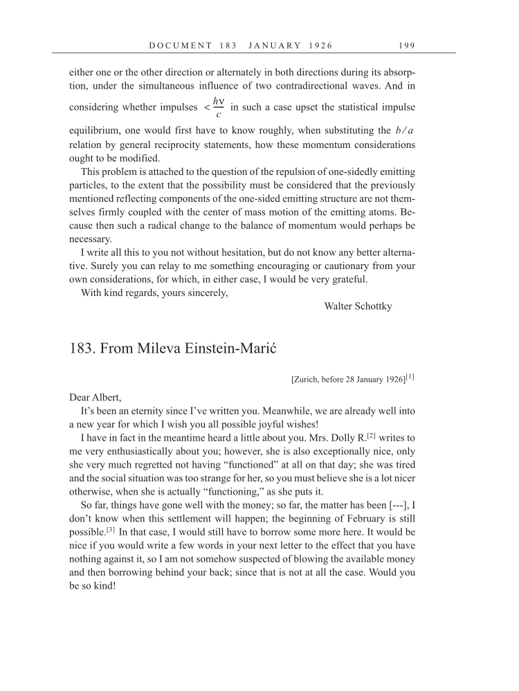 Volume 15: The Berlin Years: Writings & Correspondence, June 1925-May 1927 (English Translation Supplement) page 199
