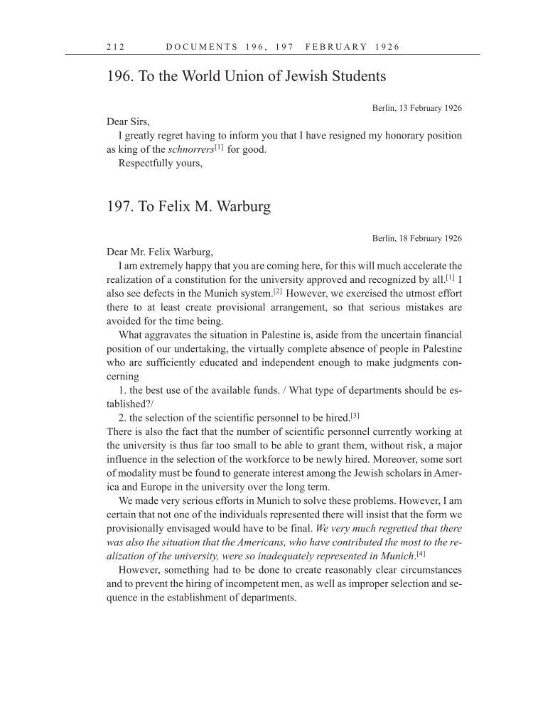 Volume 15: The Berlin Years: Writings & Correspondence, June 1925-May 1927 (English Translation Supplement) page 212
