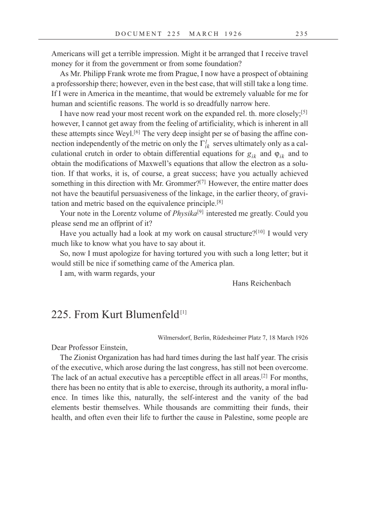 Volume 15: The Berlin Years: Writings & Correspondence, June 1925-May 1927 (English Translation Supplement) page 235