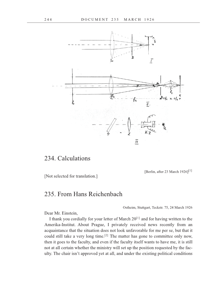 Volume 15: The Berlin Years: Writings & Correspondence, June 1925-May 1927 (English Translation Supplement) page 244