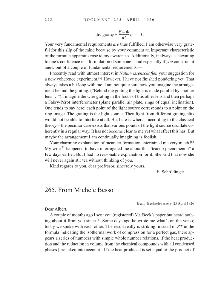 Volume 15: The Berlin Years: Writings & Correspondence, June 1925-May 1927 (English Translation Supplement) page 278