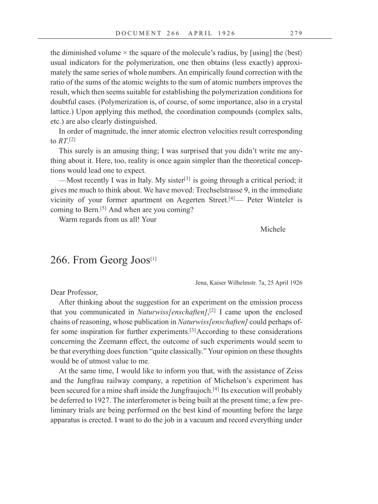 Volume 15: The Berlin Years: Writings & Correspondence, June 1925-May 1927 (English Translation Supplement) page 279