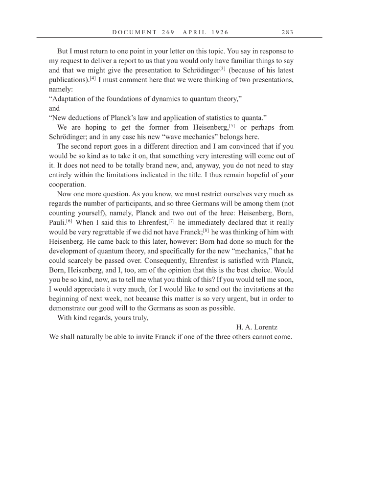 Volume 15: The Berlin Years: Writings & Correspondence, June 1925-May 1927 (English Translation Supplement) page 283