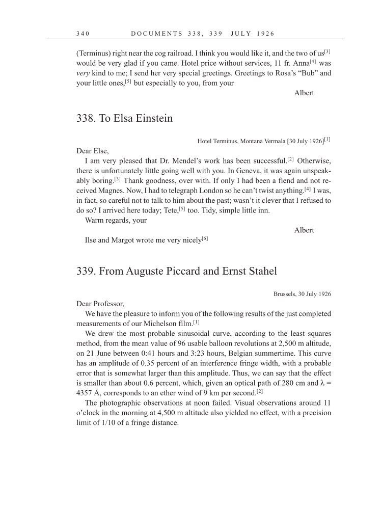 Volume 15: The Berlin Years: Writings & Correspondence, June 1925-May 1927 (English Translation Supplement) page 340