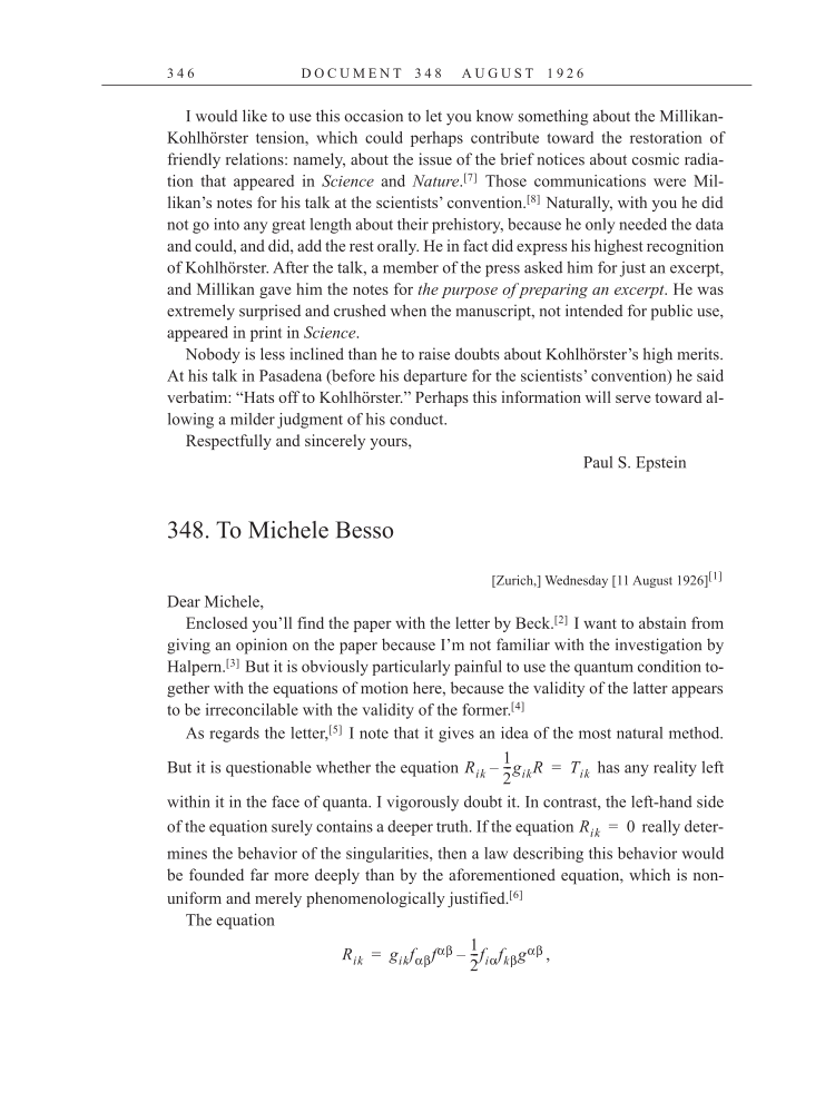 Volume 15: The Berlin Years: Writings & Correspondence, June 1925-May 1927 (English Translation Supplement) page 346