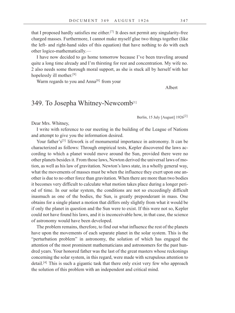 Volume 15: The Berlin Years: Writings & Correspondence, June 1925-May 1927 (English Translation Supplement) page 347