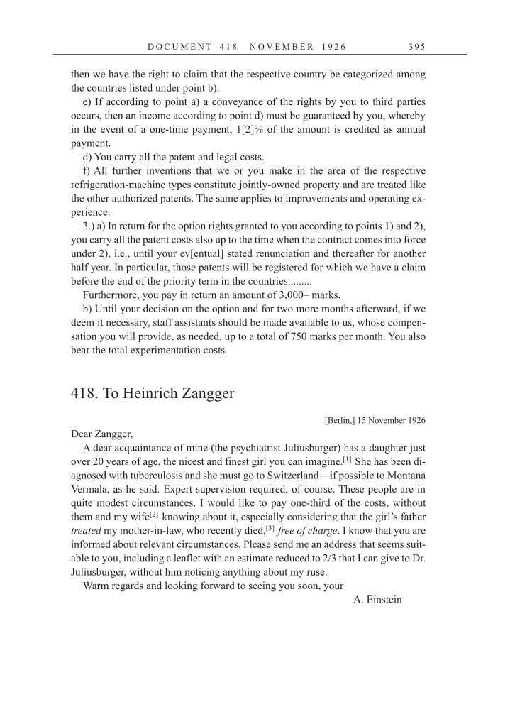 Volume 15: The Berlin Years: Writings & Correspondence, June 1925-May 1927 (English Translation Supplement) page 395