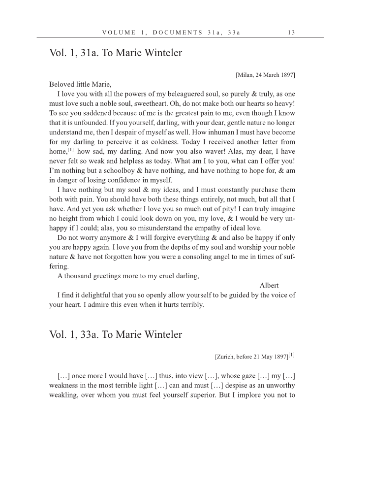 Volume 15: The Berlin Years: Writings & Correspondence, June 1925-May 1927 (English Translation Supplement) page 13