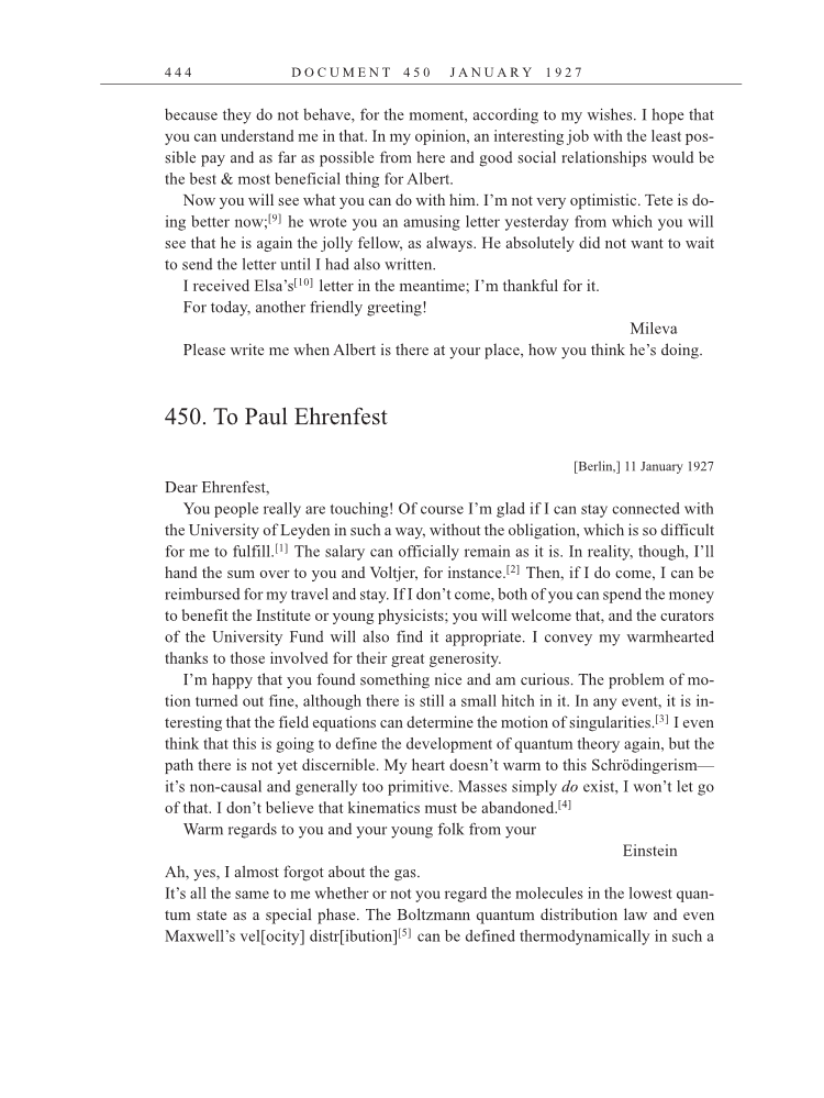 Volume 15: The Berlin Years: Writings & Correspondence, June 1925-May 1927 (English Translation Supplement) page 444