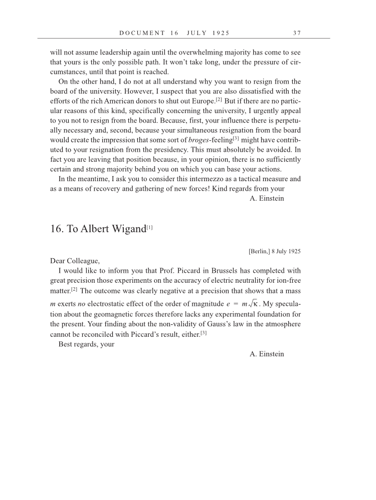 Volume 15: The Berlin Years: Writings & Correspondence, June 1925-May 1927 (English Translation Supplement) page 37