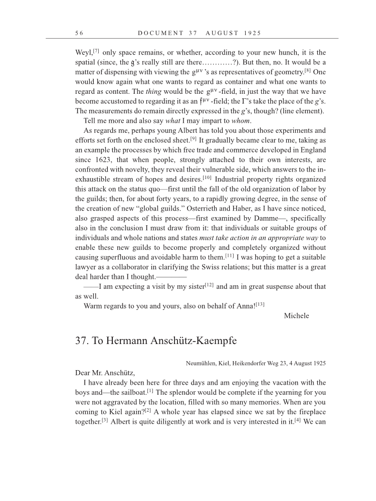Volume 15: The Berlin Years: Writings & Correspondence, June 1925-May 1927 (English Translation Supplement) page 56