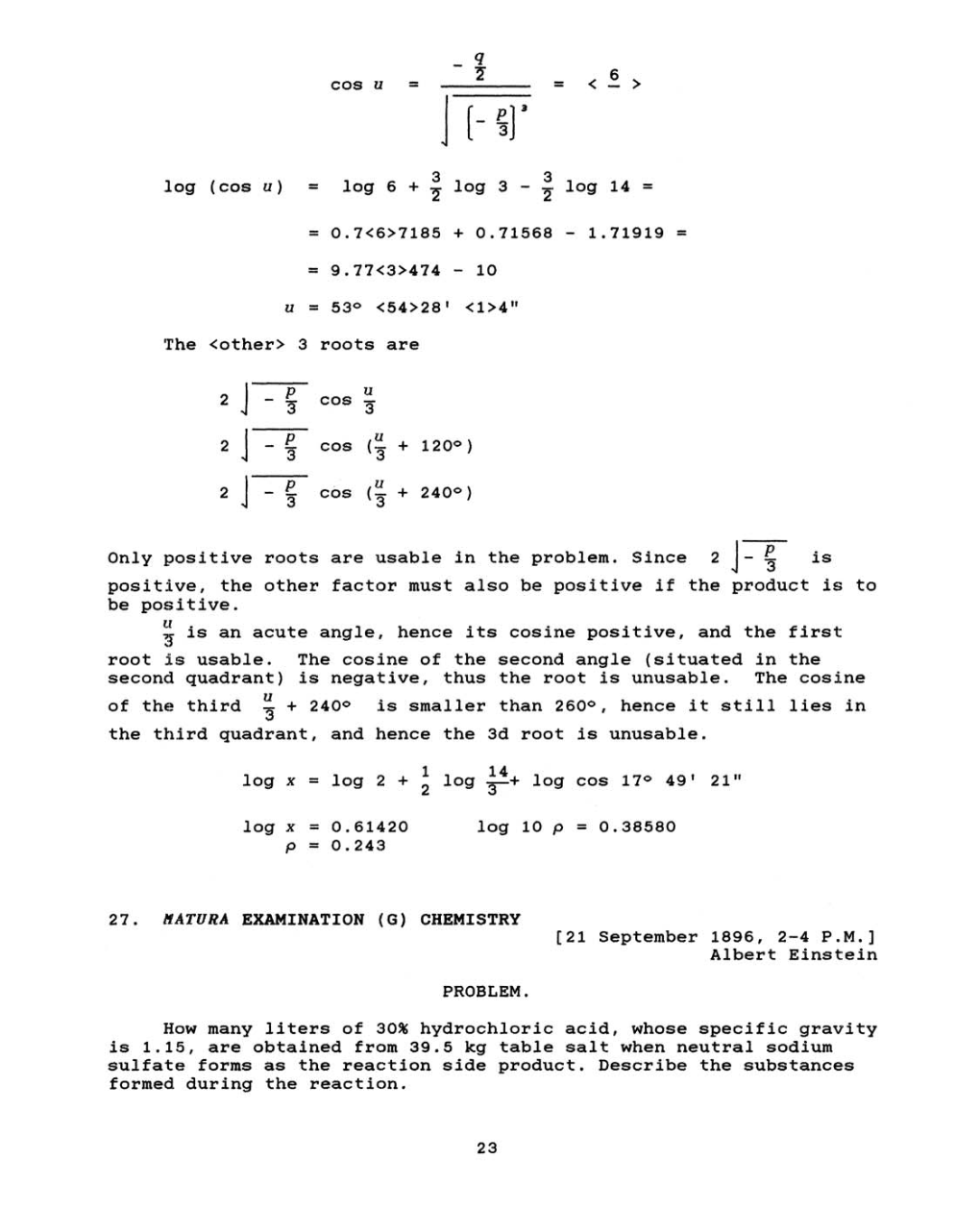 Volume 1: The Early Years, 1879-1902 (English translation supplement) page 23