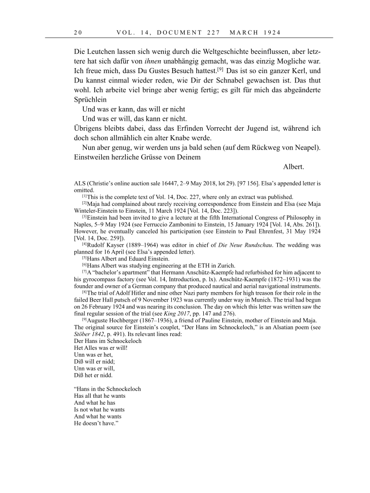 Volume 16: The Berlin Years: Writings & Correspondence, June 1927-May 1929 page 20