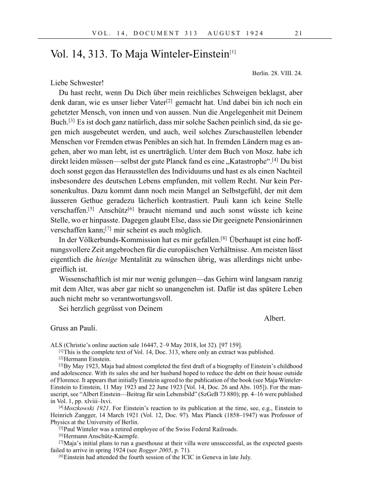 Volume 16: The Berlin Years: Writings & Correspondence, June 1927-May 1929 page 21