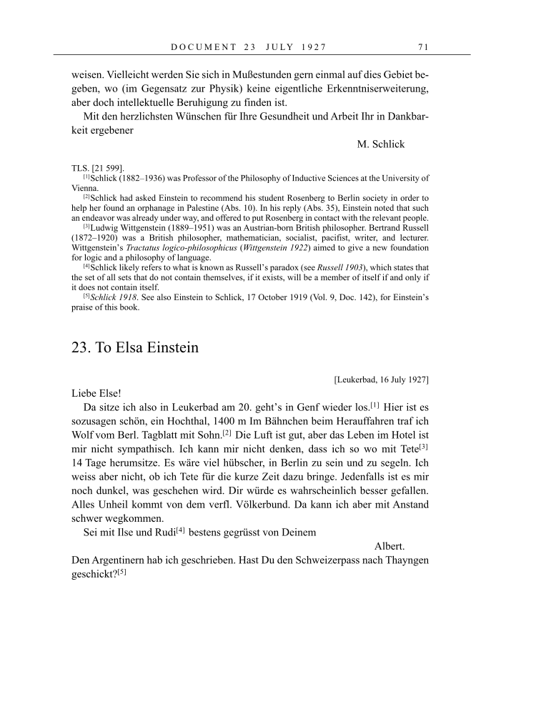 Volume 16: The Berlin Years: Writings & Correspondence, June 1927-May 1929 page 71