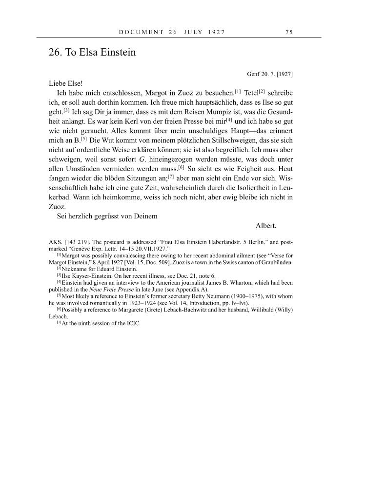 Volume 16: The Berlin Years: Writings & Correspondence, June 1927-May 1929 page 75