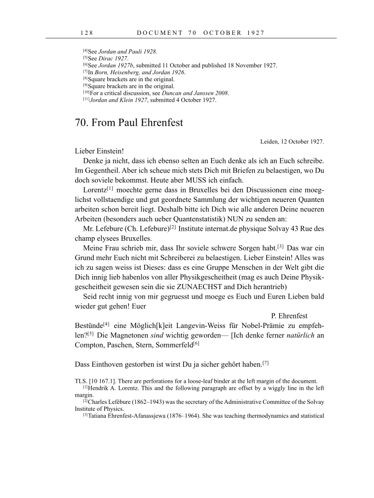 Volume 16: The Berlin Years: Writings & Correspondence, June 1927-May 1929 page 128