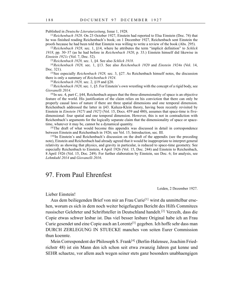 Volume 16: The Berlin Years: Writings & Correspondence, June 1927-May 1929 page 188