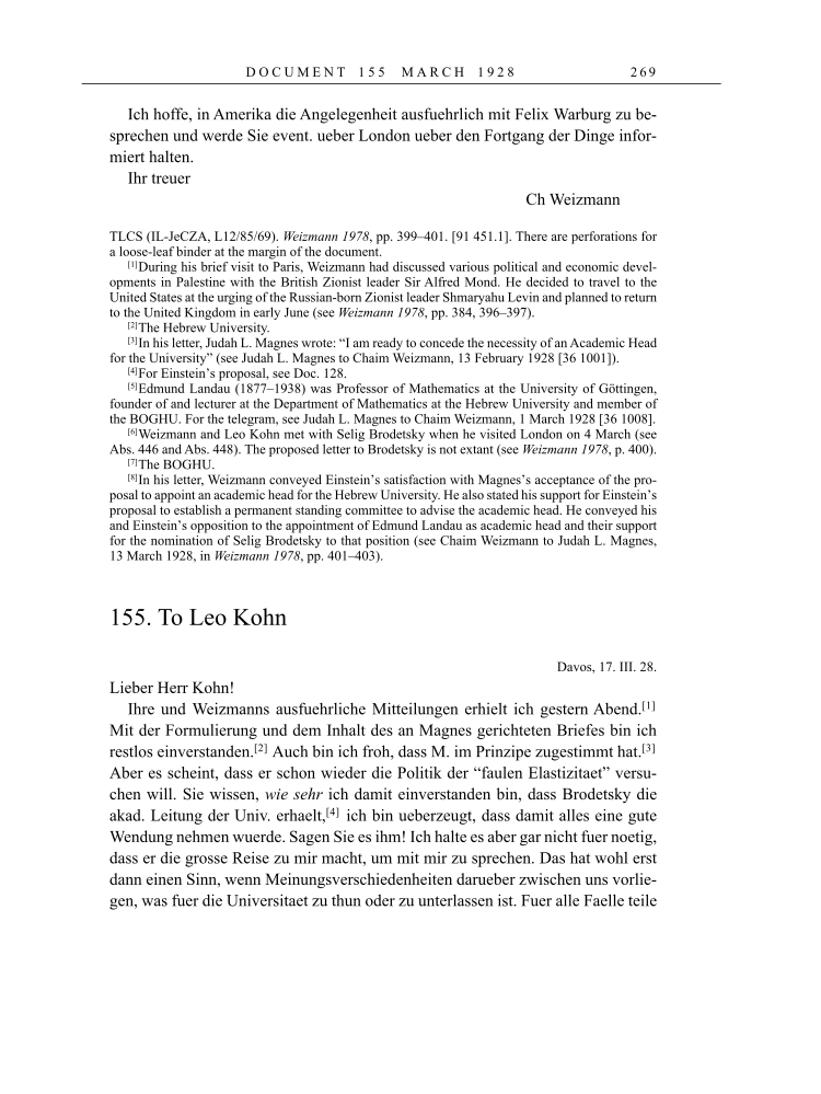 Volume 16: The Berlin Years: Writings & Correspondence, June 1927-May 1929 page 269