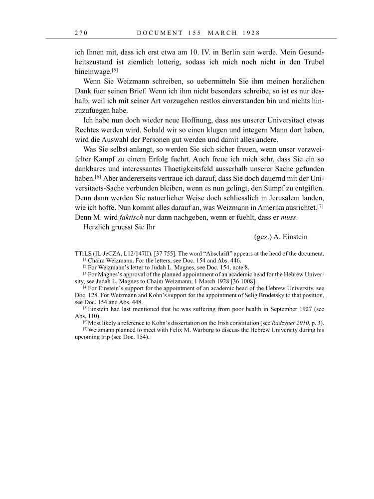 Volume 16: The Berlin Years: Writings & Correspondence, June 1927-May 1929 page 270