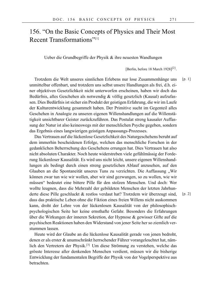 Volume 16: The Berlin Years: Writings & Correspondence, June 1927-May 1929 page 271