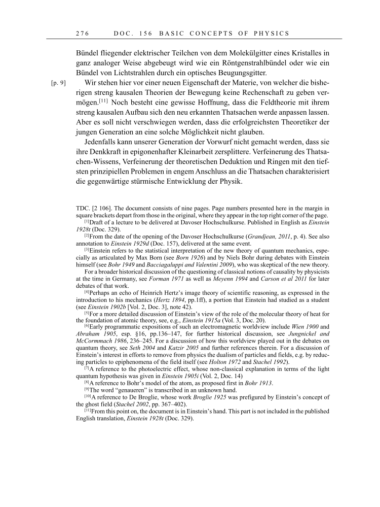 Volume 16: The Berlin Years: Writings & Correspondence, June 1927-May 1929 page 276