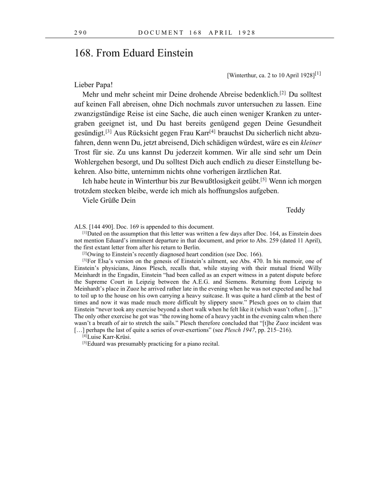 Volume 16: The Berlin Years: Writings & Correspondence, June 1927-May 1929 page 290