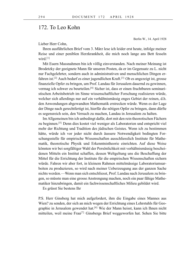 Volume 16: The Berlin Years: Writings & Correspondence, June 1927-May 1929 page 294