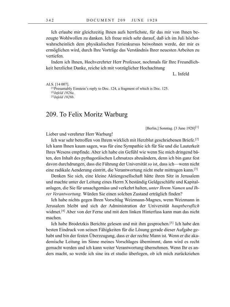 Volume 16: The Berlin Years: Writings & Correspondence, June 1927-May 1929 page 342