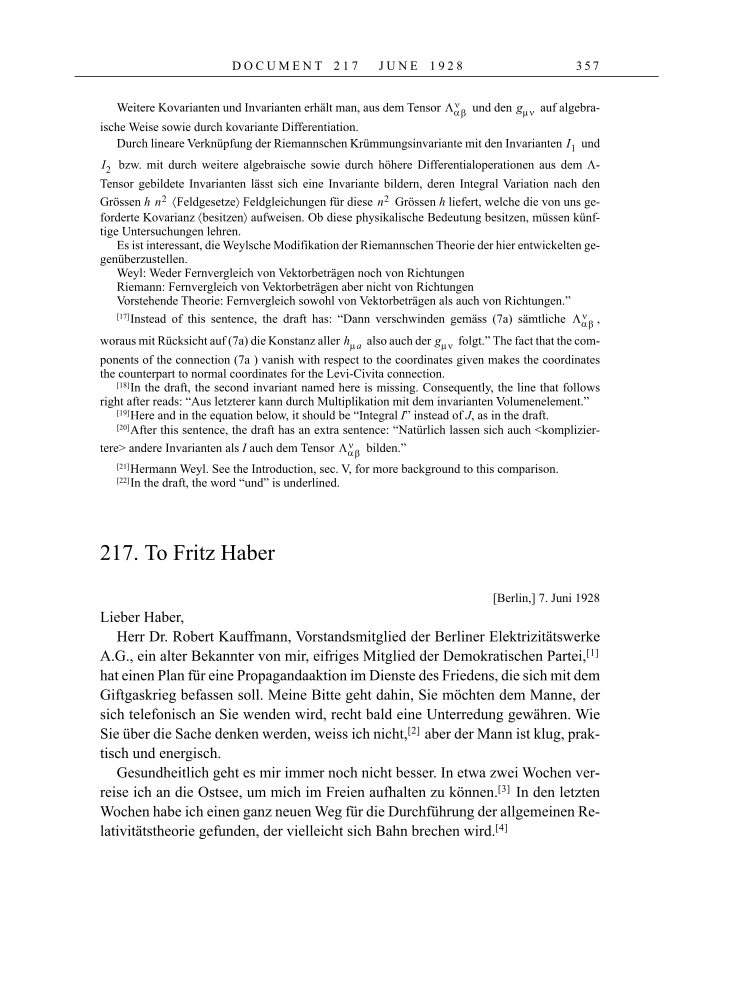 Volume 16: The Berlin Years: Writings & Correspondence, June 1927-May 1929 page 357