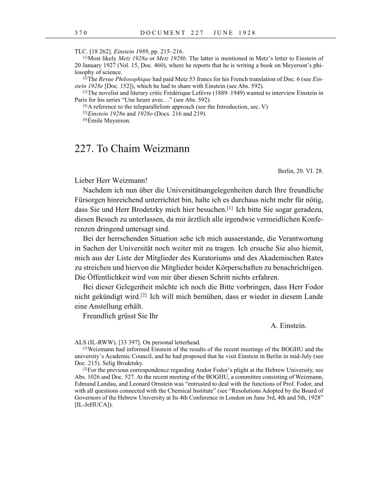 Volume 16: The Berlin Years: Writings & Correspondence, June 1927-May 1929 page 370