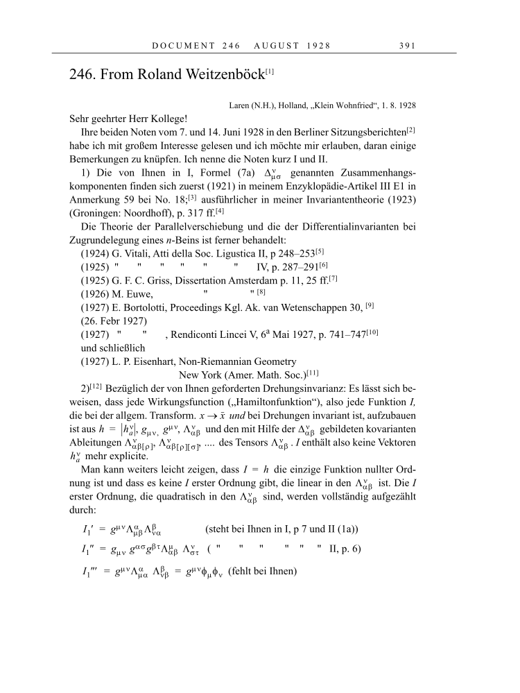 Volume 16: The Berlin Years: Writings & Correspondence, June 1927-May 1929 page 391