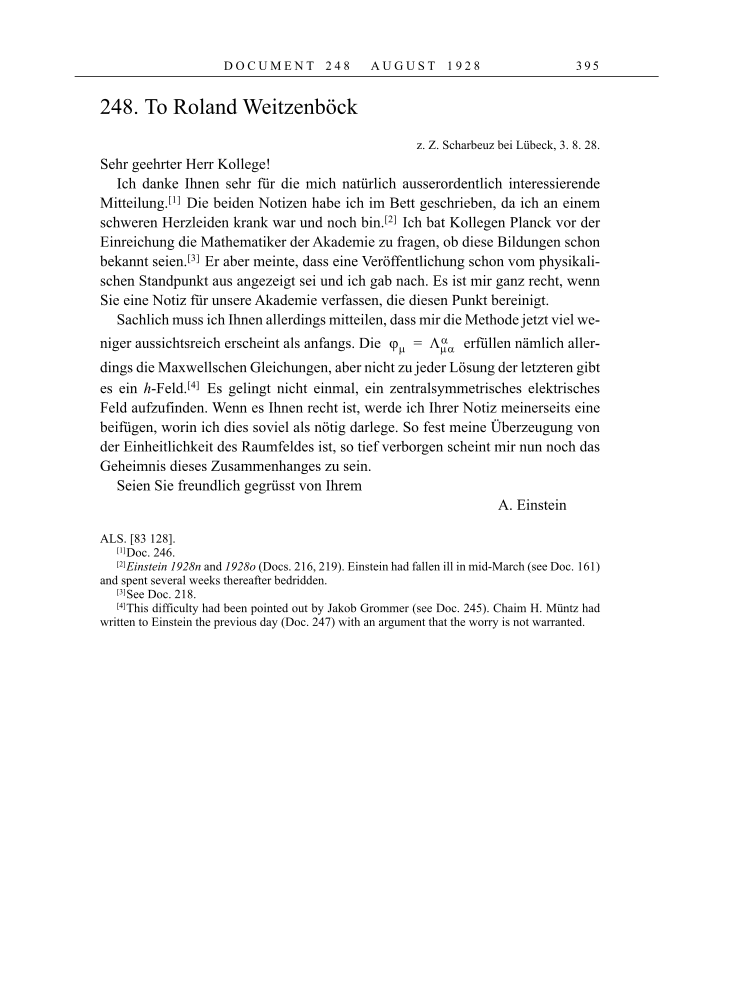 Volume 16: The Berlin Years: Writings & Correspondence, June 1927-May 1929 page 395