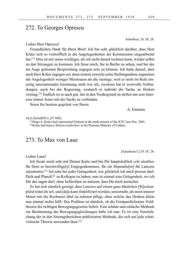 Volume 16: The Berlin Years: Writings & Correspondence, June 1927-May 1929 page 429