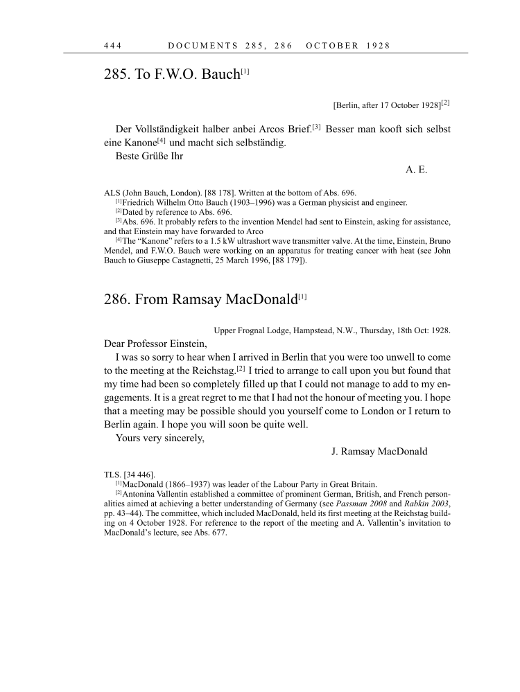 Volume 16: The Berlin Years: Writings & Correspondence, June 1927-May 1929 page 444