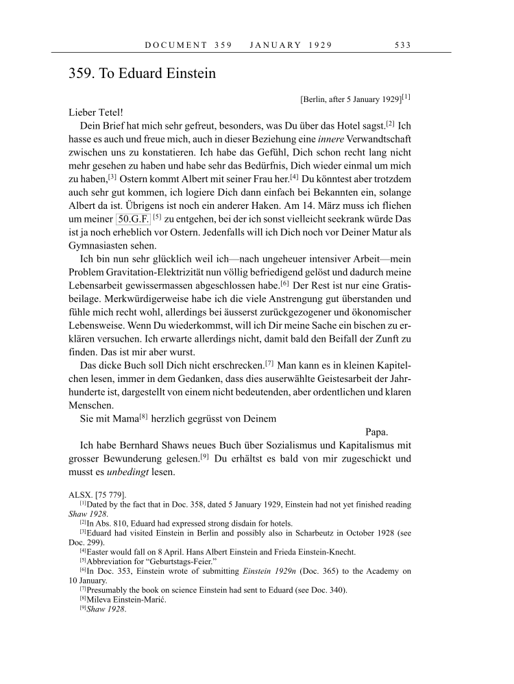Volume 16: The Berlin Years: Writings & Correspondence, June 1927-May 1929 page 533