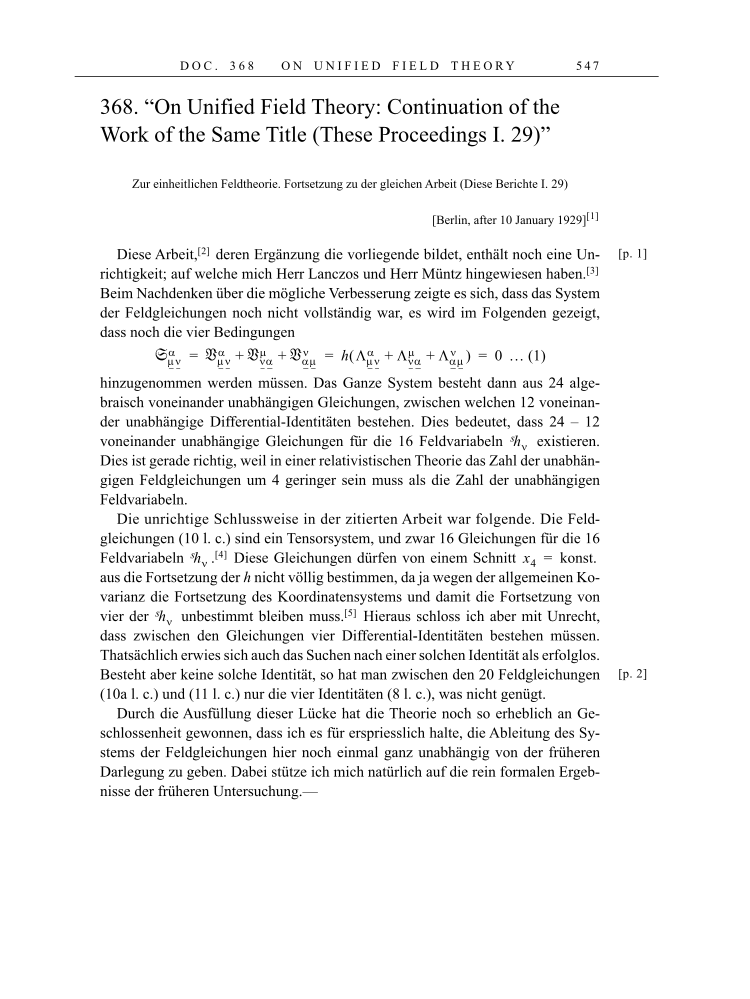 Volume 16: The Berlin Years: Writings & Correspondence, June 1927-May 1929 page 547