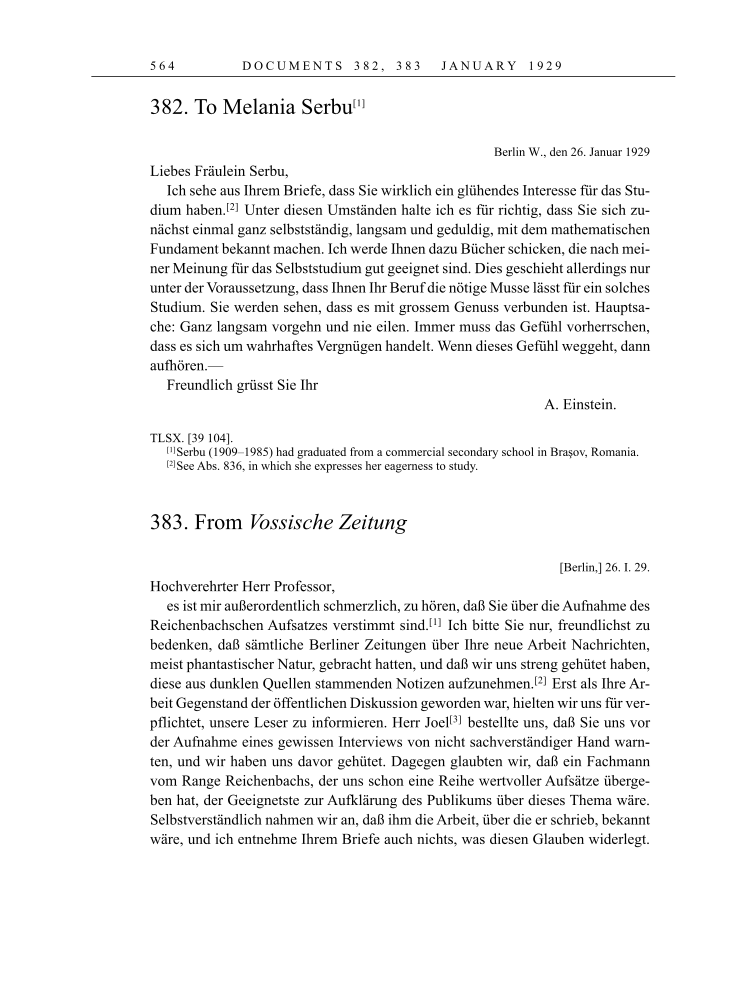 Volume 16: The Berlin Years: Writings & Correspondence, June 1927-May 1929 page 564