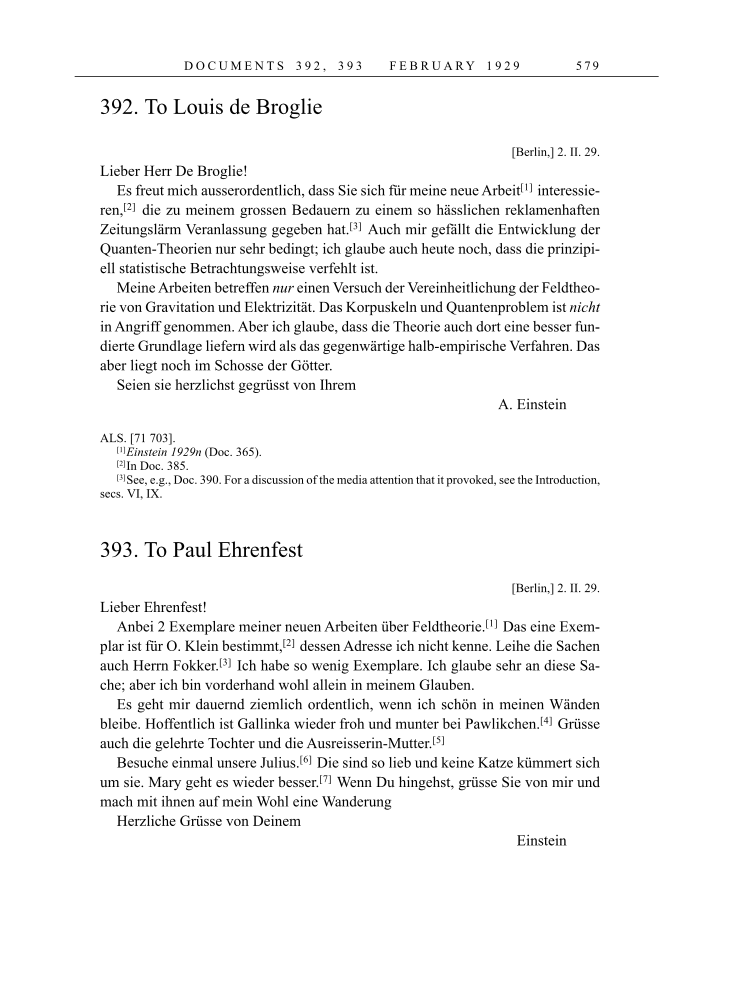 Volume 16: The Berlin Years: Writings & Correspondence, June 1927-May 1929 page 579