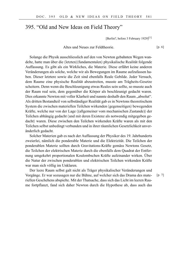 Volume 16: The Berlin Years: Writings & Correspondence, June 1927-May 1929 page 581