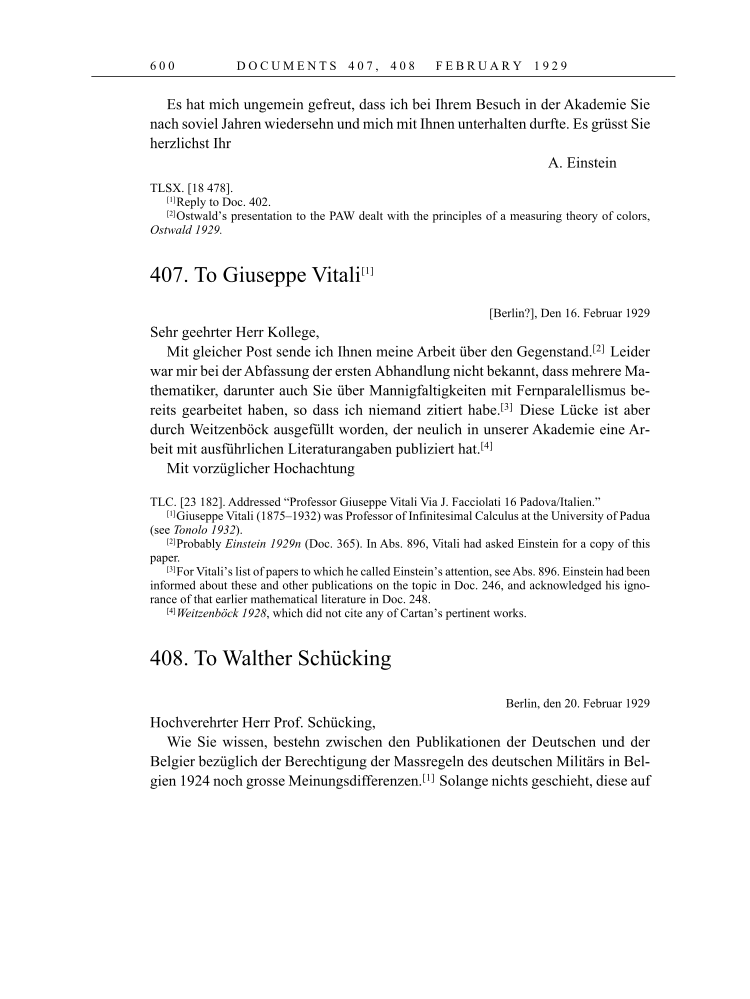 Volume 16: The Berlin Years: Writings & Correspondence, June 1927-May 1929 page 600